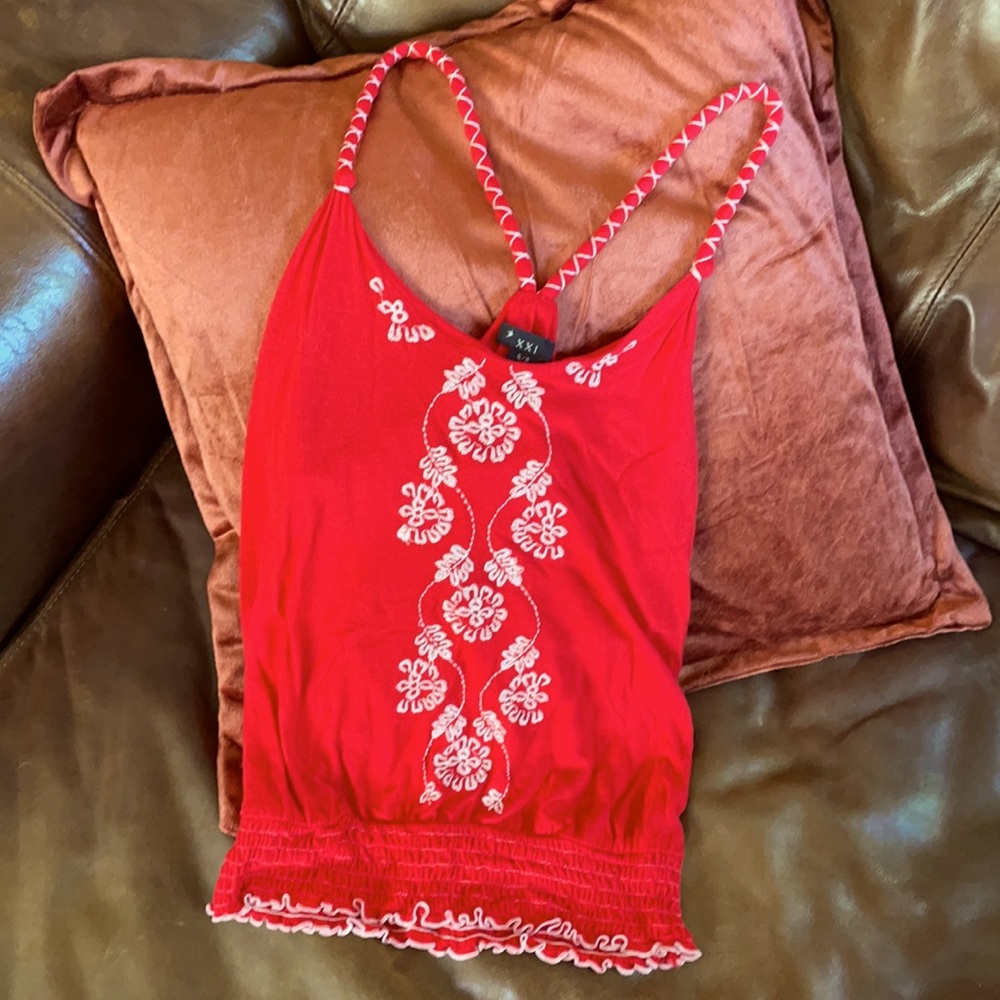 XXI red summer tank